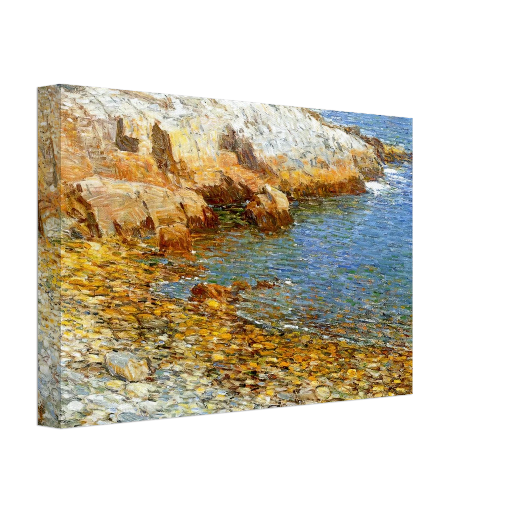 Childe Hassam - Isles of Shoals, Broad Cove Canvas - 40x60 cm / 16x24 inches-canvas