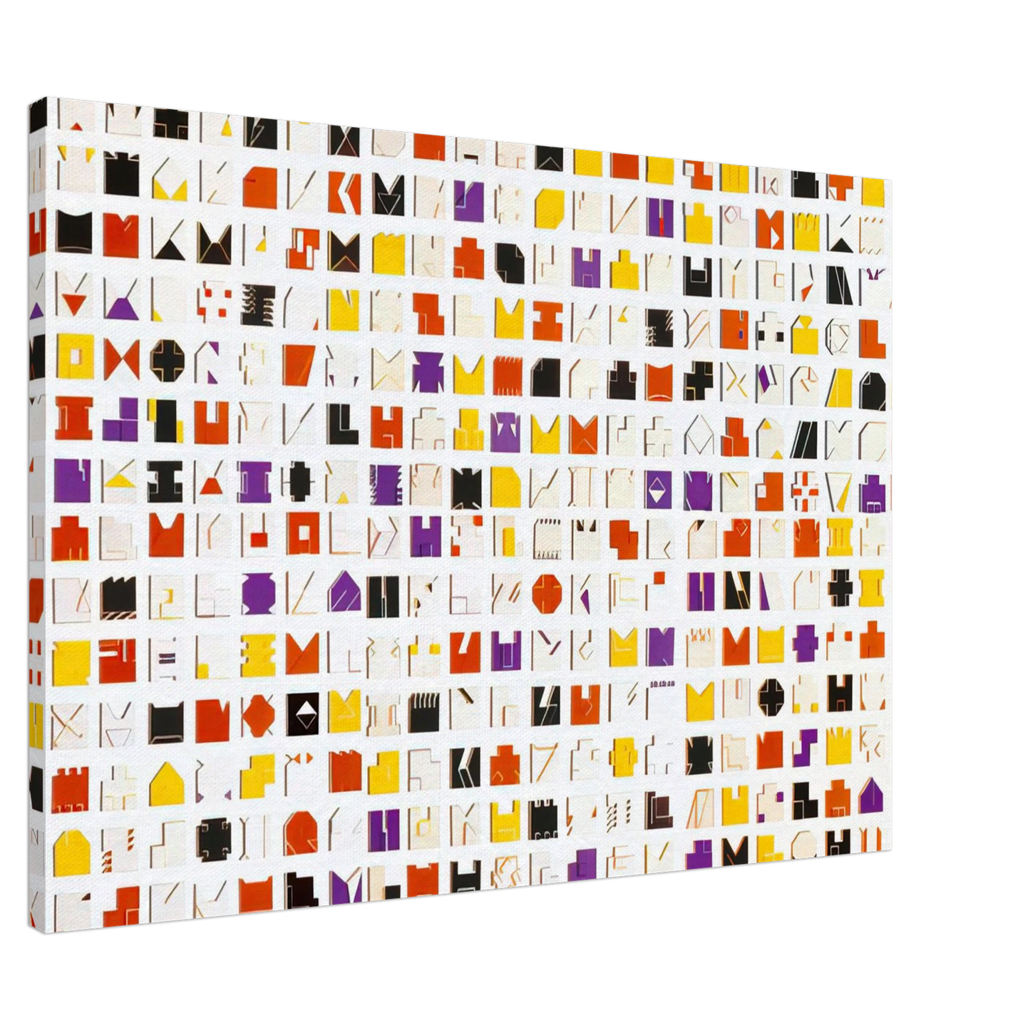 Lygia Pape - Book of Time - 1961 Canvas - 20x30 cm / 8x12 inches-canvas