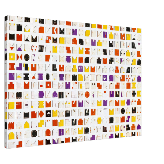 Lygia Pape - Book of Time - 1961 Canvas - 20x30 cm / 8x12 inches-canvas