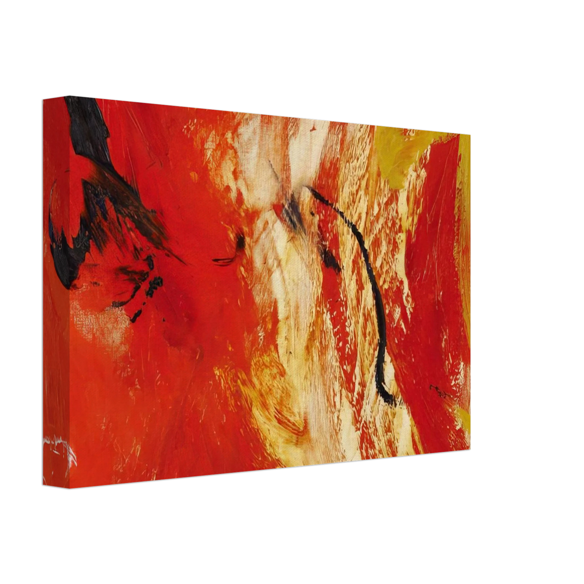 Jiro Yoshihara - Untitled - 1960 Canvas - 70x100 cm / 28x40 inches-canvas