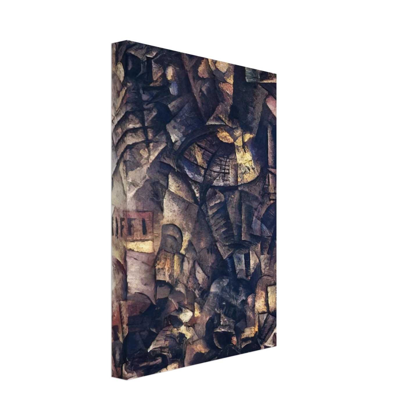 Carlo Carra - GALLERIA IN MILAN Canvas - 40x60 cm / 16x24 inches-canvas