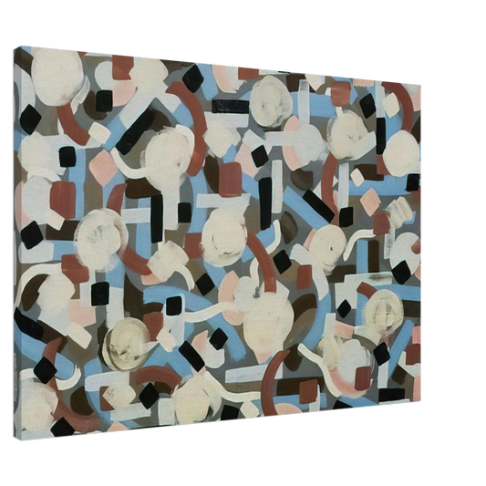 Alfred Manessier - Untitled - 1952 Canvas - 20x30 cm / 8x12 inches-canvas