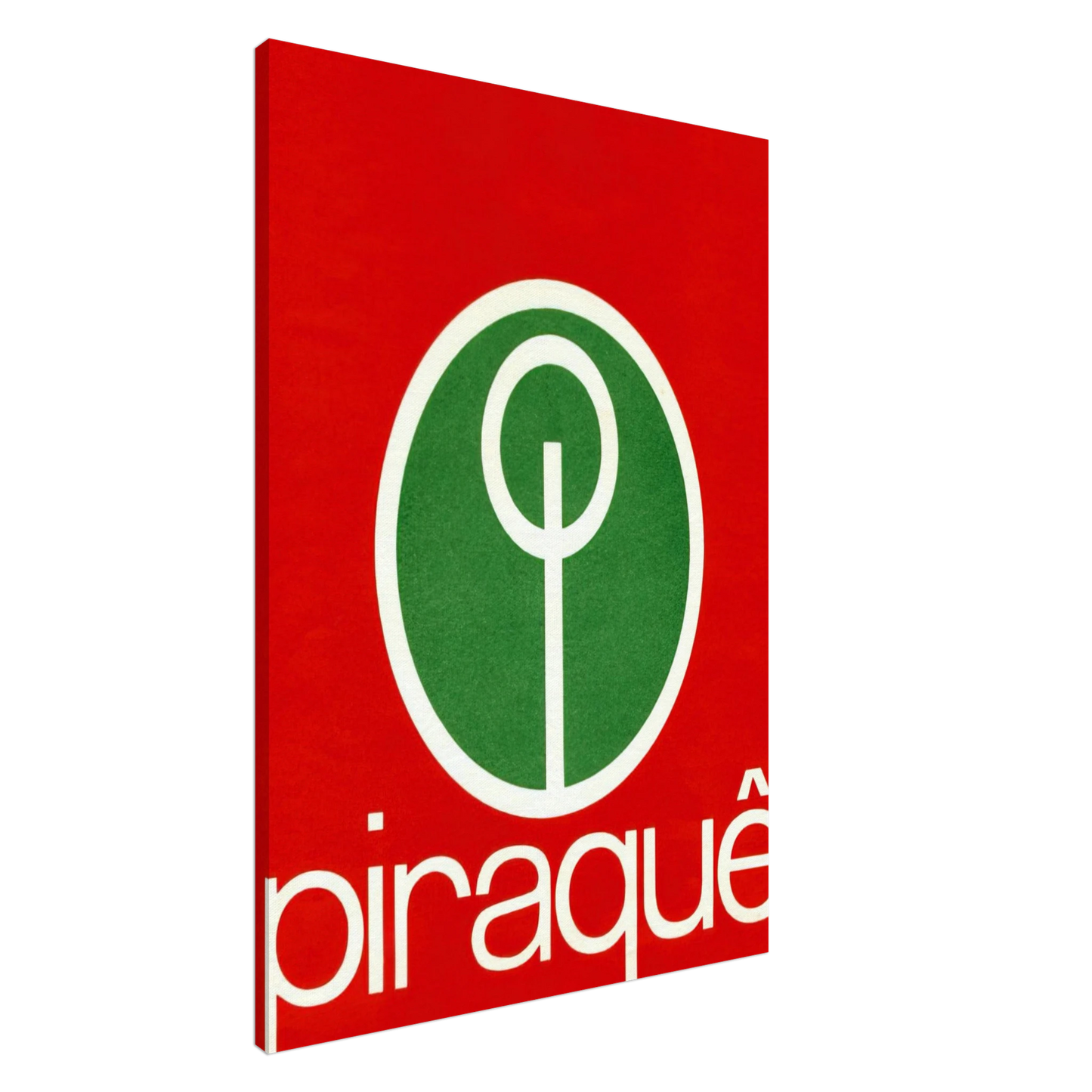 Lygia Pape - Logo Piraque - 1970 Canvas - 20x30 cm / 8x12 inches-canvas