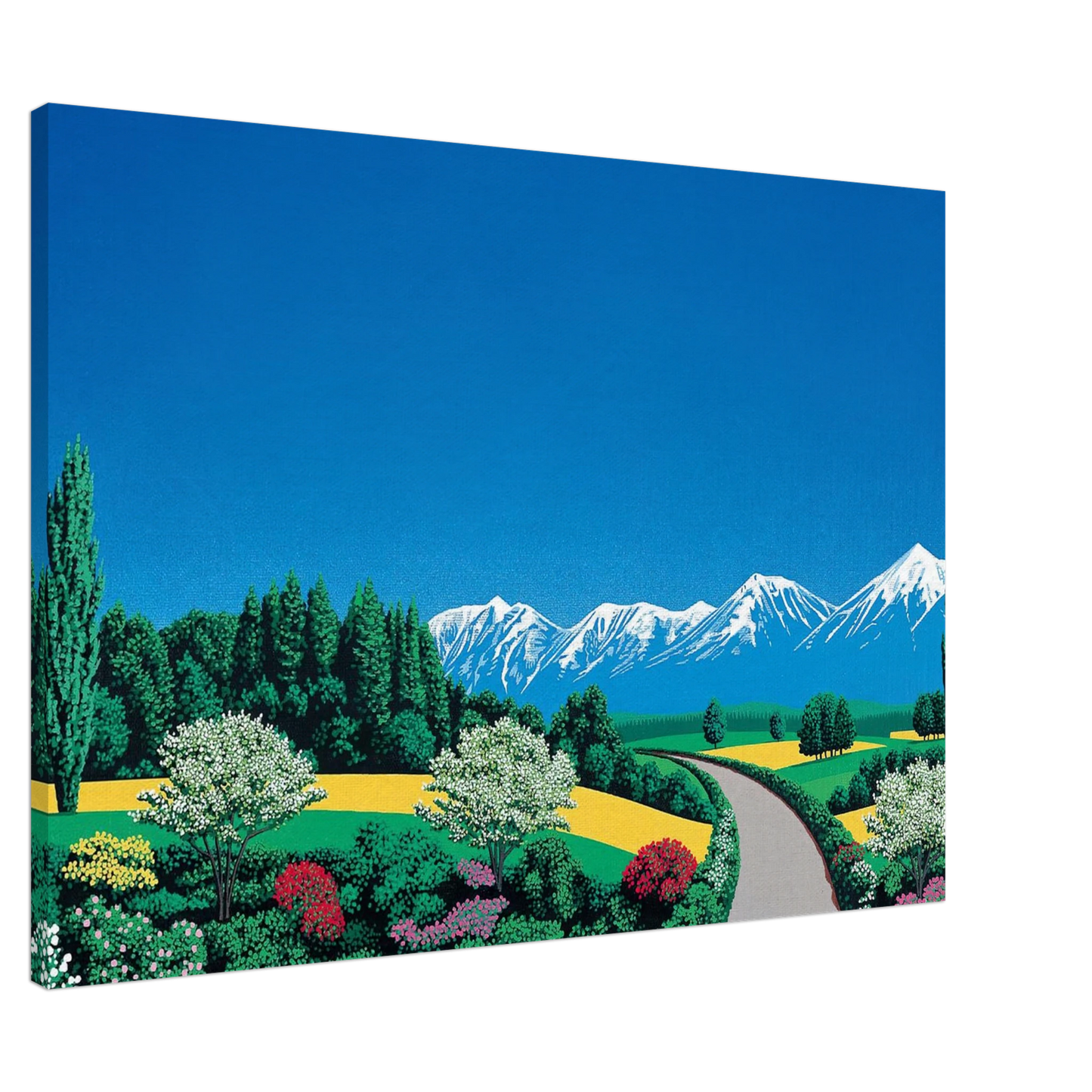 Hiroshi Nagai - Elv Alps Canvas - 20x30 cm / 8x12 inches-canvas
