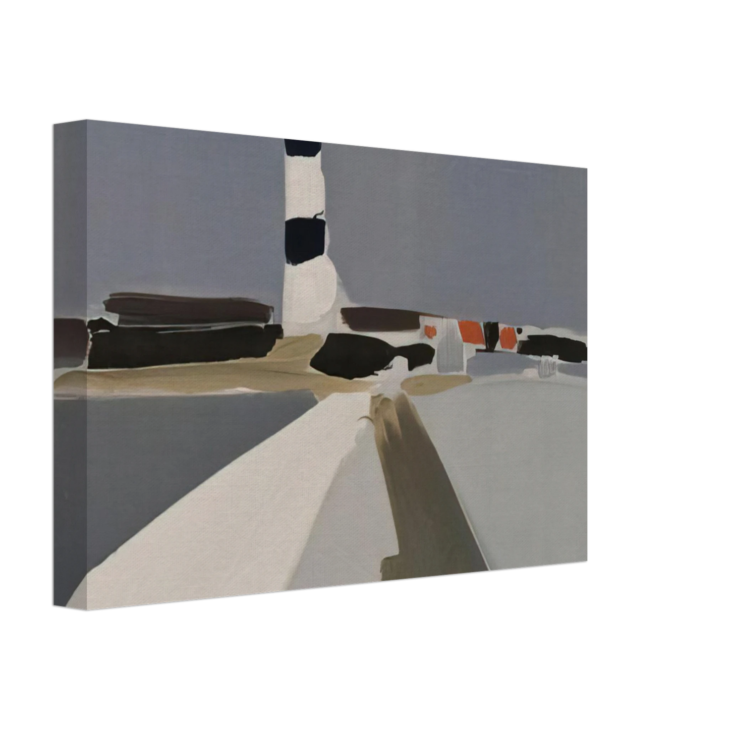 Nicolas de Stael - Le Phare - 1952 Canvas - 70x100 cm / 28x40 inches-canvas