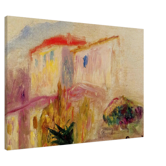 Pierre-Auguste Renoir - Le Poste at Cagnes study Canvas - 20x30 cm / 8x12 inches-canvas