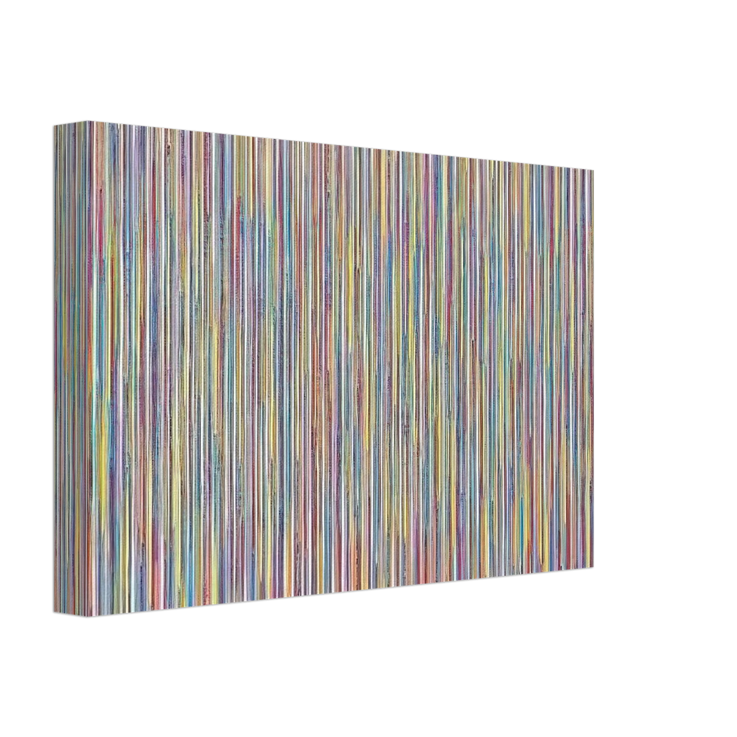 Gene Davis - Monet's Garden - 1980 Canvas - 40x60 cm / 16x24 inches-canvas