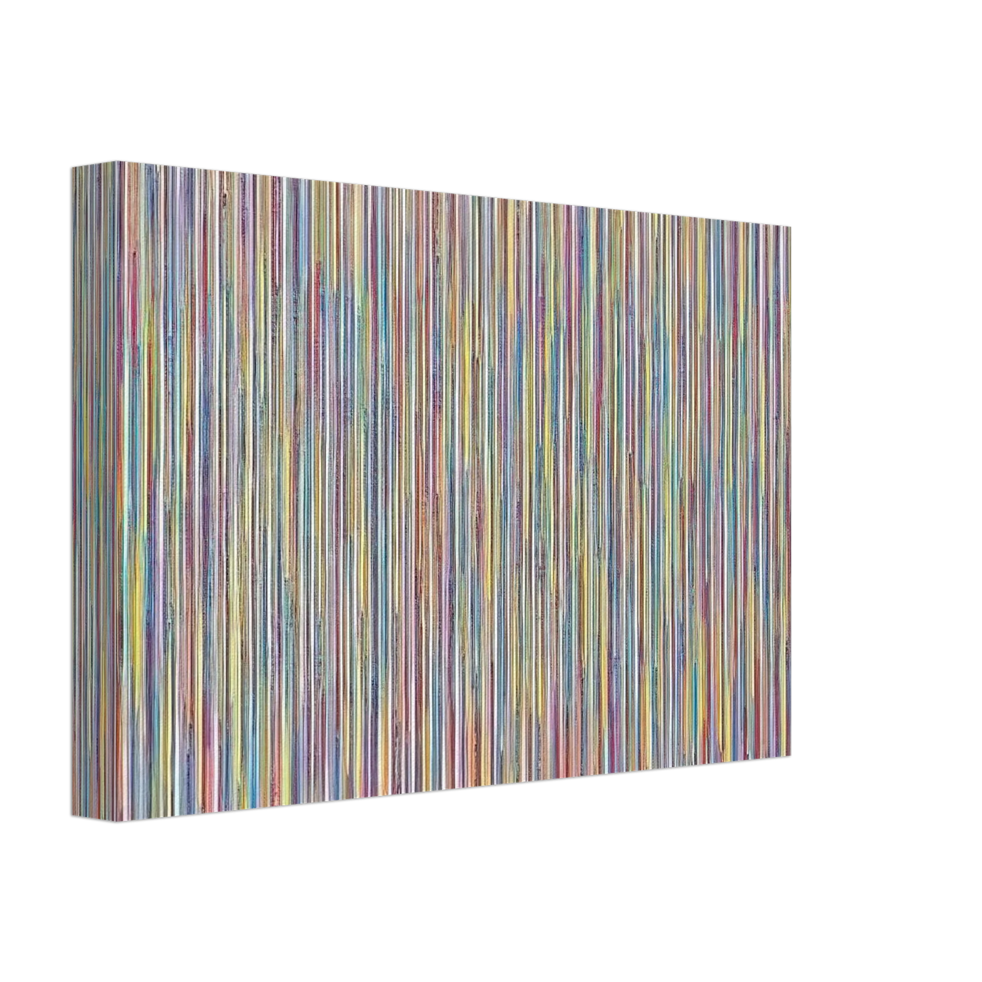 Gene Davis - Monet's Garden - 1980 Canvas - 40x60 cm / 16x24 inches-canvas