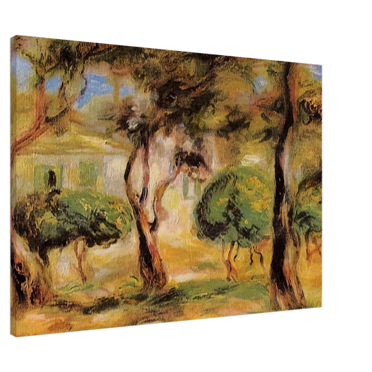 Pierre-Auguste Renoir - The Garden Collettes Canvas - 20x30 cm / 8x12 inches-canvas
