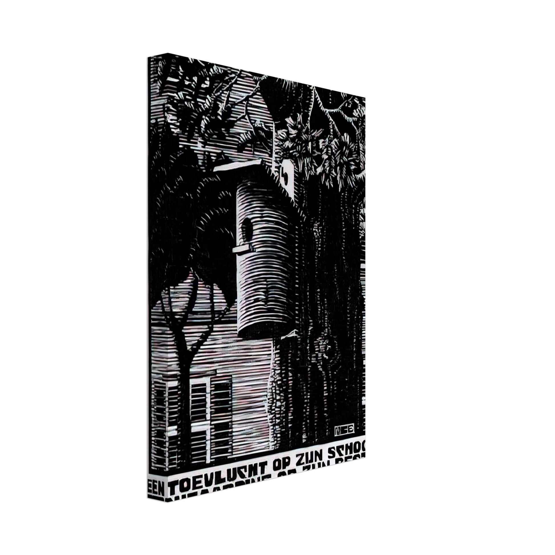 MC Escher - EMBLEMATA RETREAT Canvas - 40x60 cm / 16x24 inches-canvas