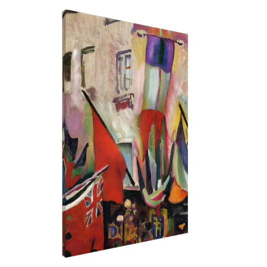 Raoul Dufy - FLAGS 1906 Canvas - 20x30 cm / 8x12 inches-canvas