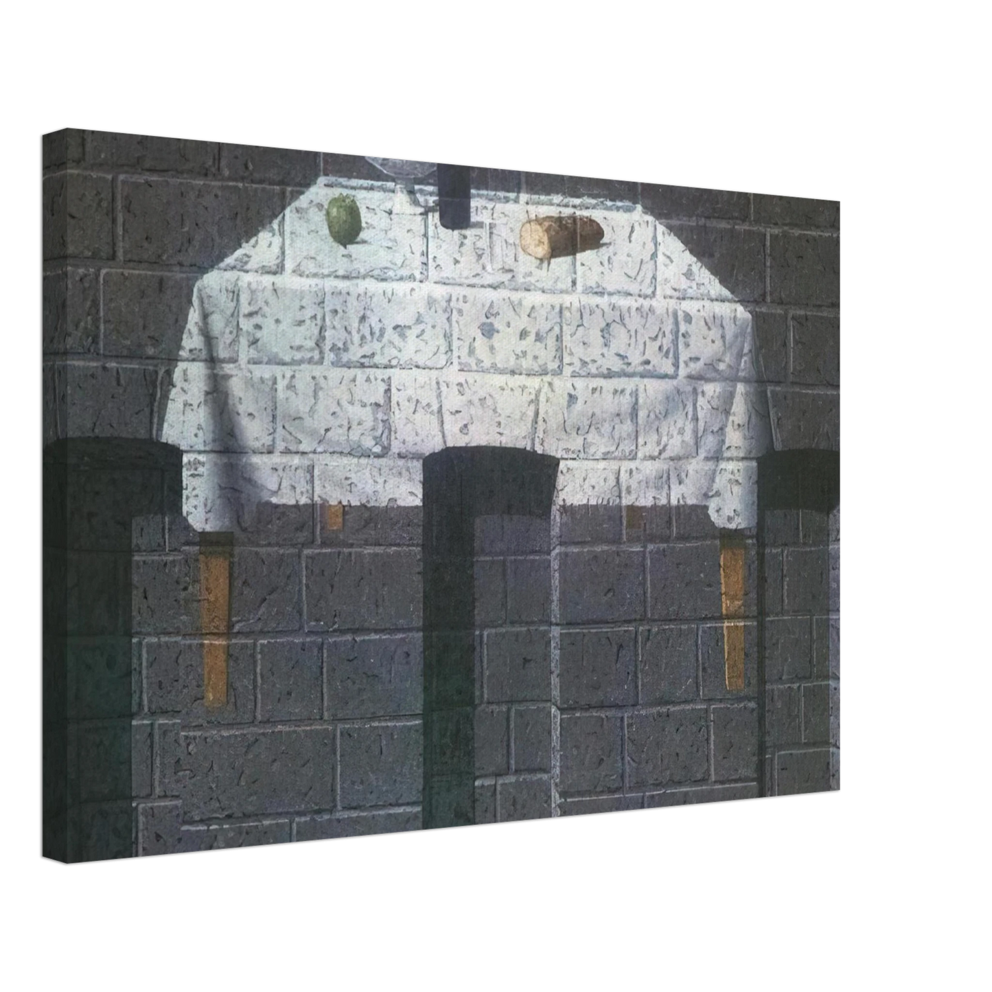 Rene Magritte - THE ENDEARING TRUTH 1966 Canvas - 70x100 cm / 28x40 inches-canvas