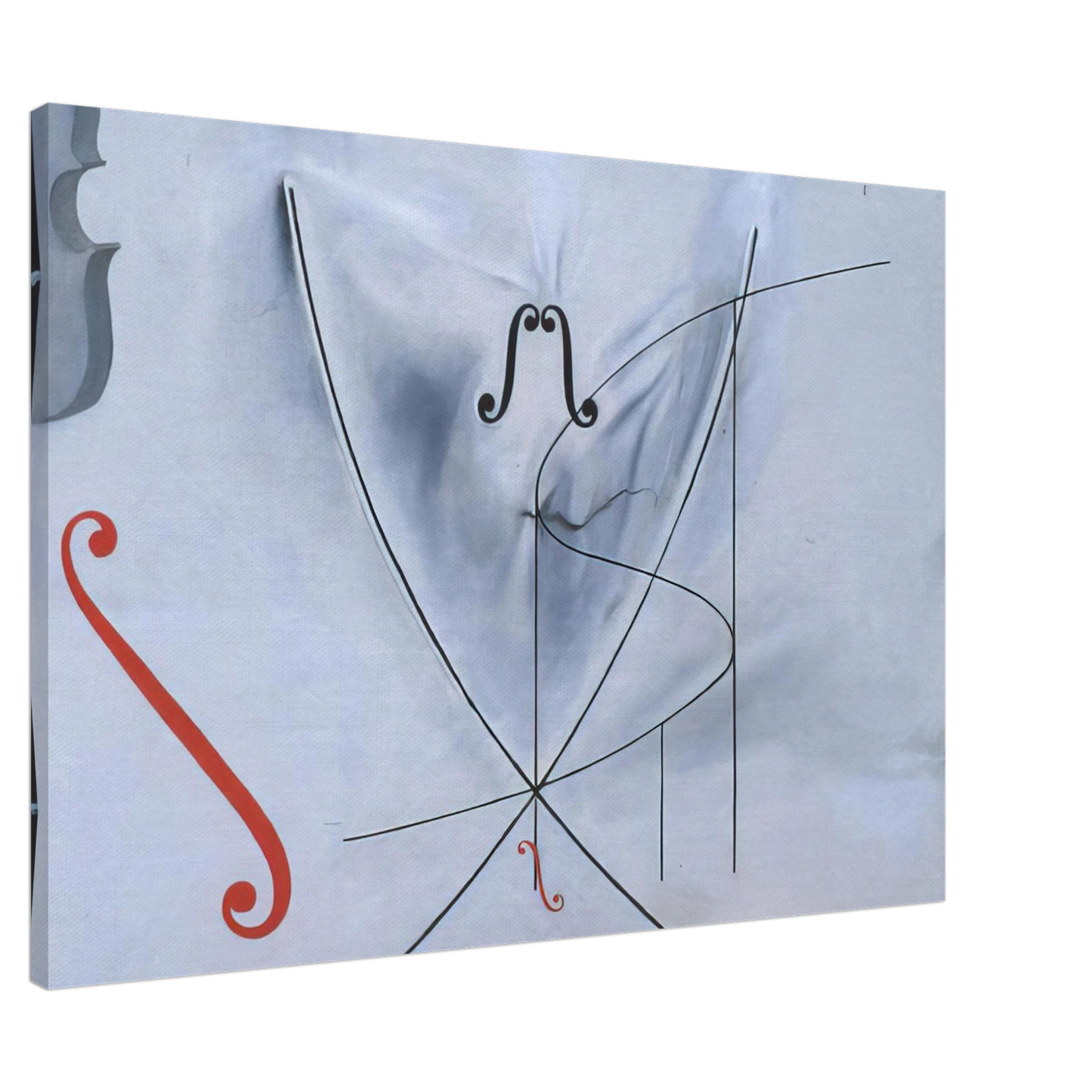 Salvador Dali - THE SWALLOW S TAIL Canvas - 20x30 cm / 8x12 inches-canvas