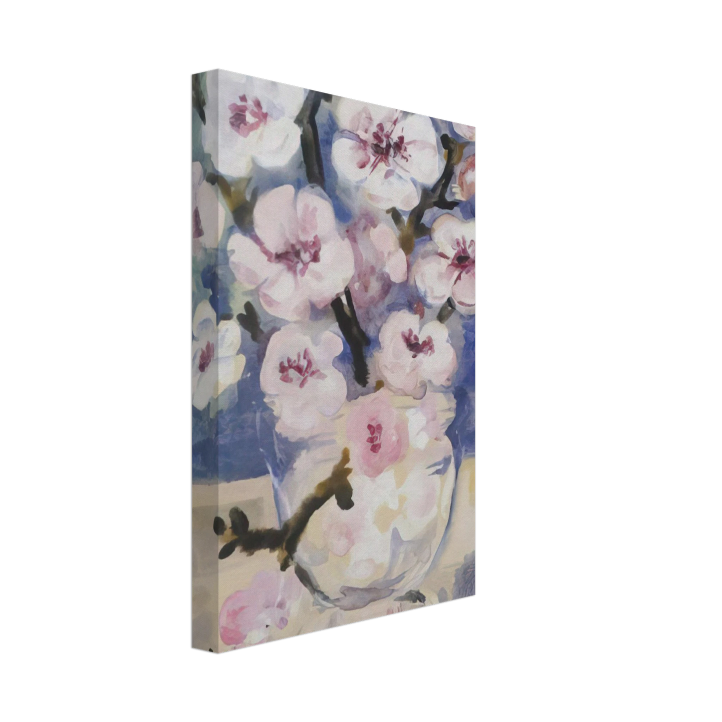 Natalia Goncharova - Dogwood Blossoms - Post-Impressionism Canvas - 40x60 cm / 16x24 inches-canvas