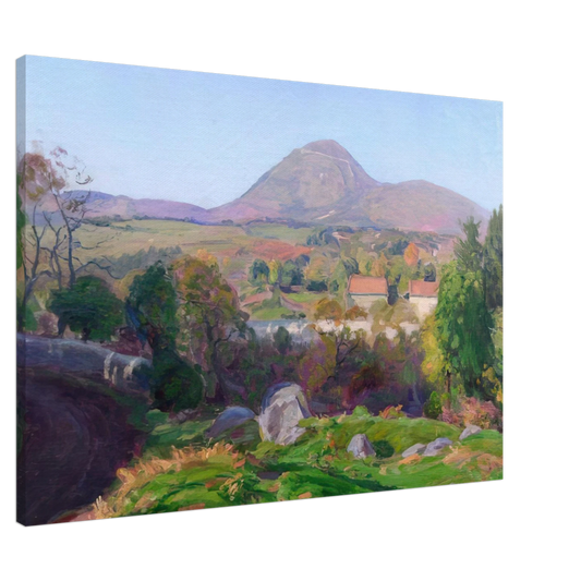 Armand Guillaumin - Landscape of Puy de Dome Canvas - 20x30 cm / 8x12 inches-canvas