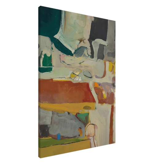 Richard Diebenkorn - Urbana #4 Canvas - 20x30 cm / 8x12 inches-canvas