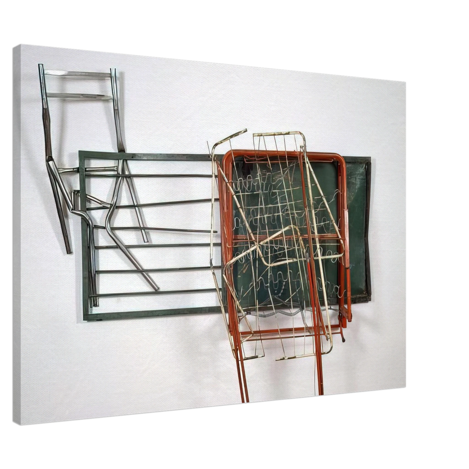 Robert Rauschenberg - GREENHOUSE GLUT NEAPOLITAN 1987 Canvas - Default Title-canvas