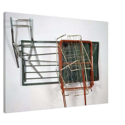 Robert Rauschenberg - GREENHOUSE GLUT NEAPOLITAN 1987 Canvas - Default Title-canvas