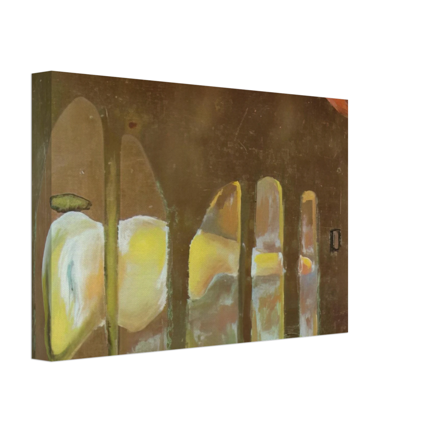 Salvador Dali - GREAT TAPEWORM MASTURBATOR APPEARS BEHIND ARCADES Canvas - 70x100 cm / 28x40 inches-canvas