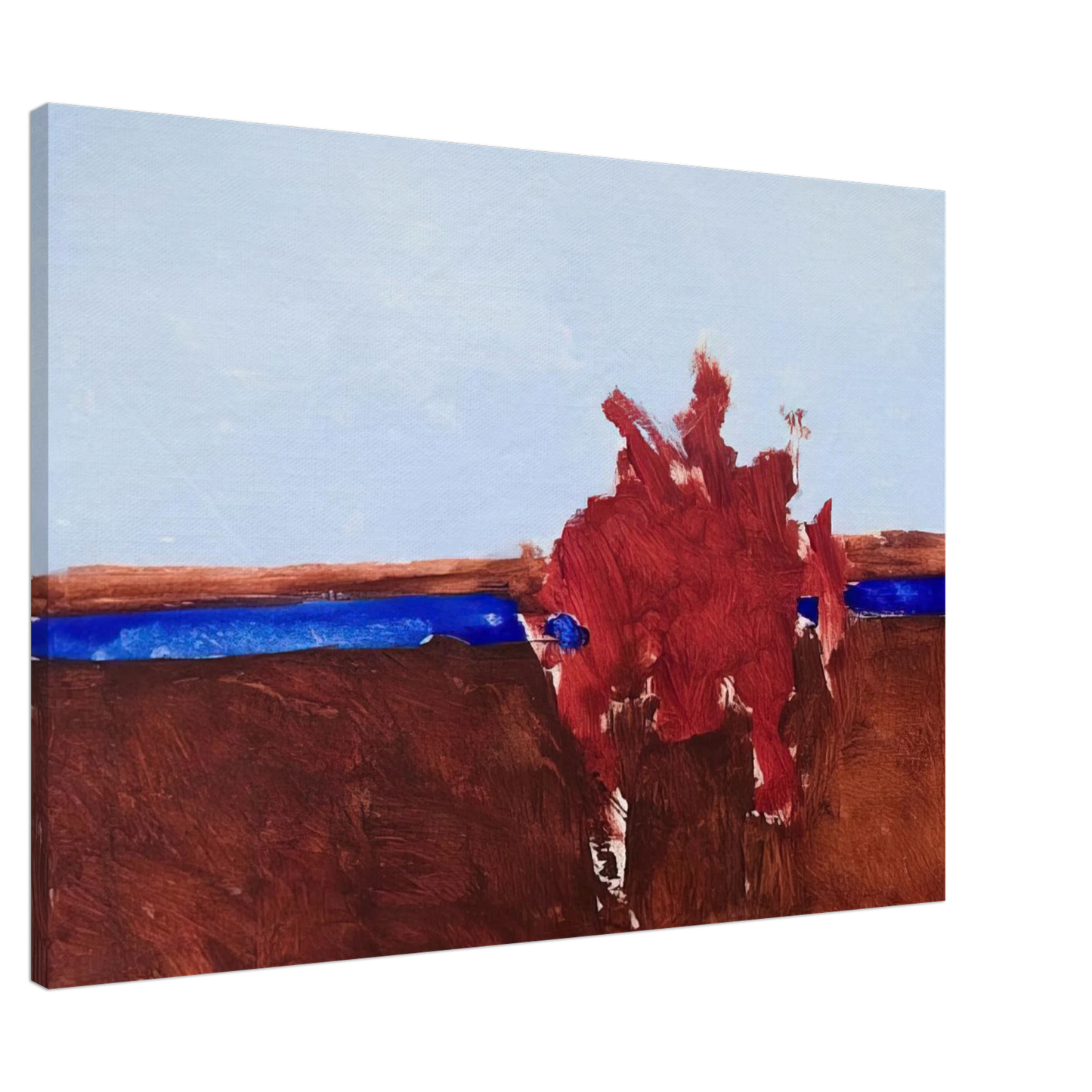 Theodoros Stamos - Untitled - 1963 Canvas - 20x30 cm / 8x12 inches-canvas