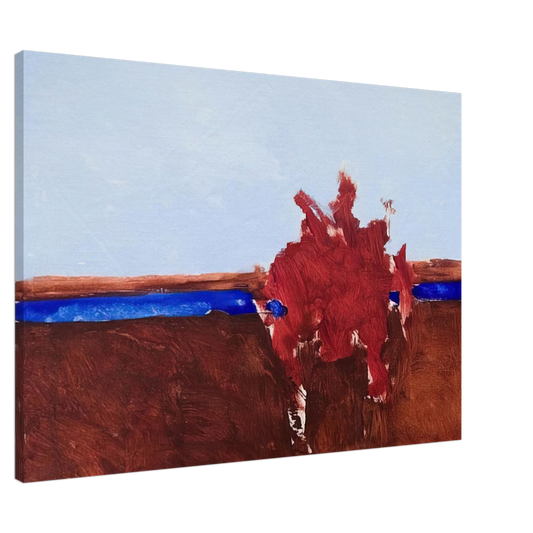 Theodoros Stamos - Untitled - 1963 Canvas - 20x30 cm / 8x12 inches-canvas