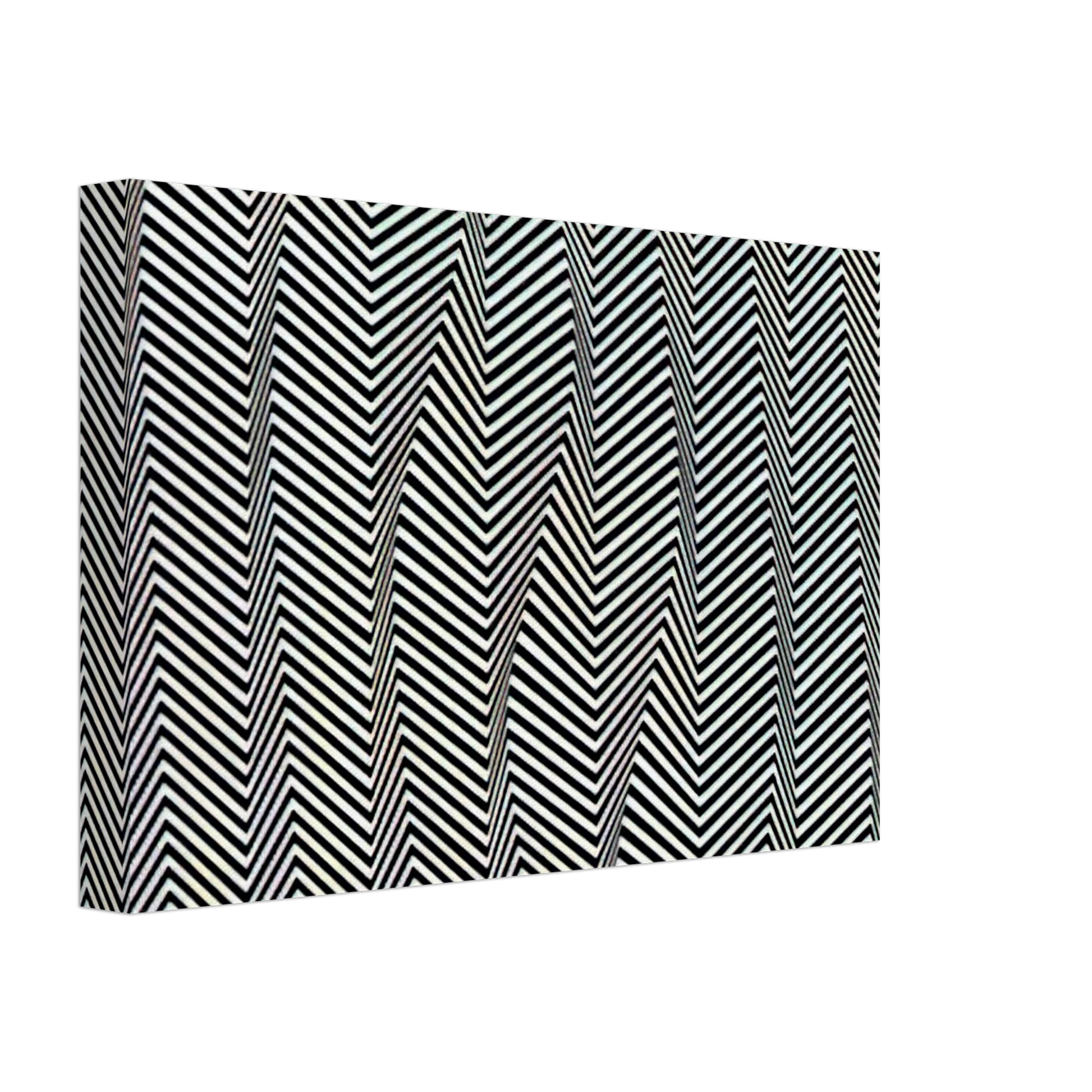 Bridget Riley - DESCENDING 1966 Canvas - 70x100 cm / 28x40 inches-canvas