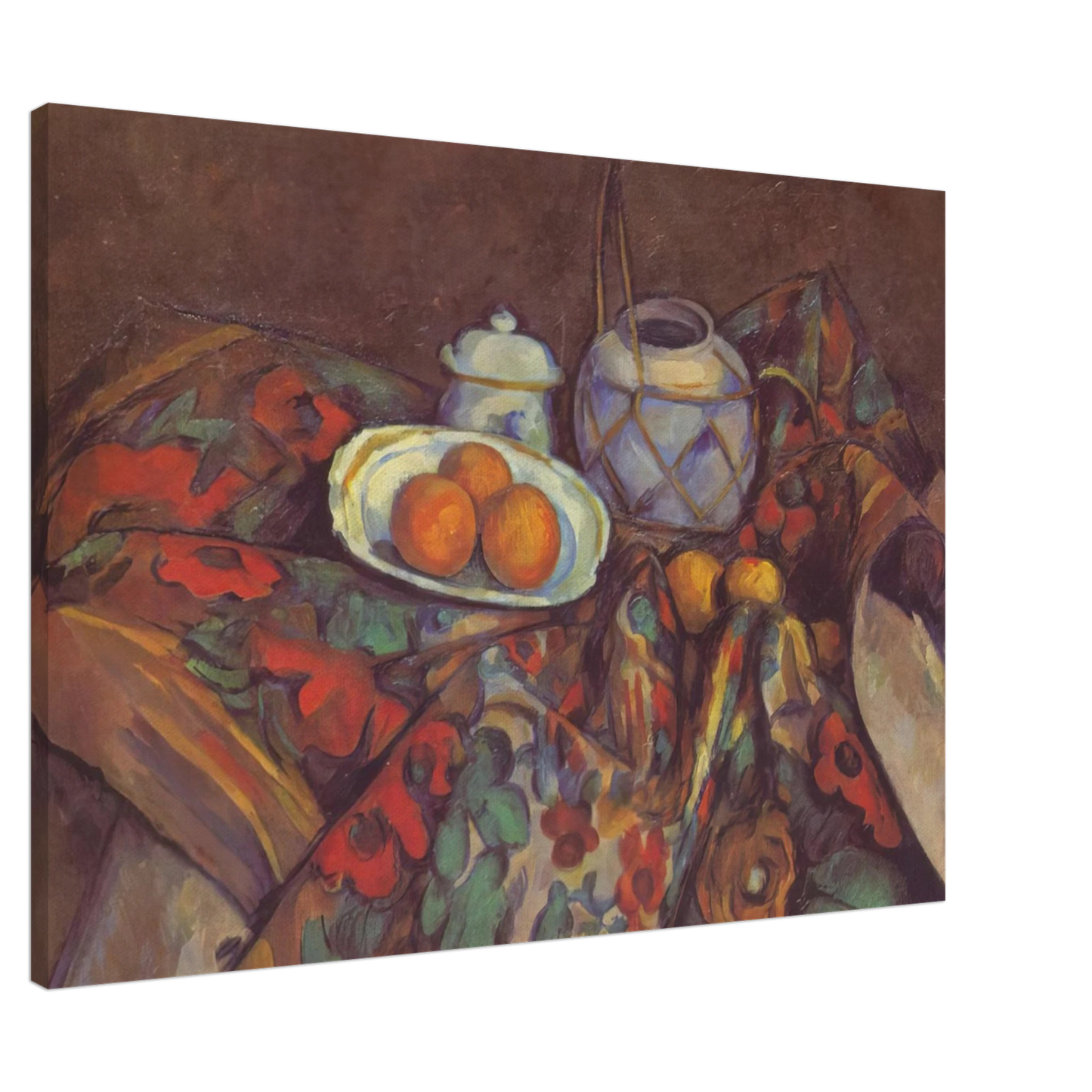 Paul Cezanne - Still Life with Oranges Canvas - 20x30 cm / 8x12 inches-canvas
