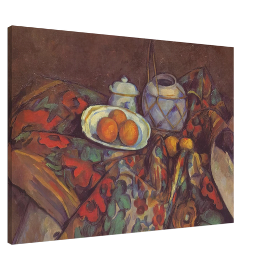 Paul Cezanne - Still Life with Oranges Canvas - 20x30 cm / 8x12 inches-canvas
