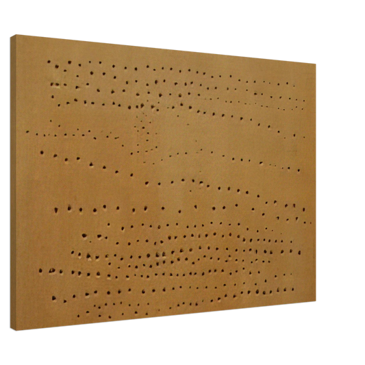 Lucio Fontana - Concept Spatiale - 1950 Canvas - 20x30 cm / 8x12 inches-canvas