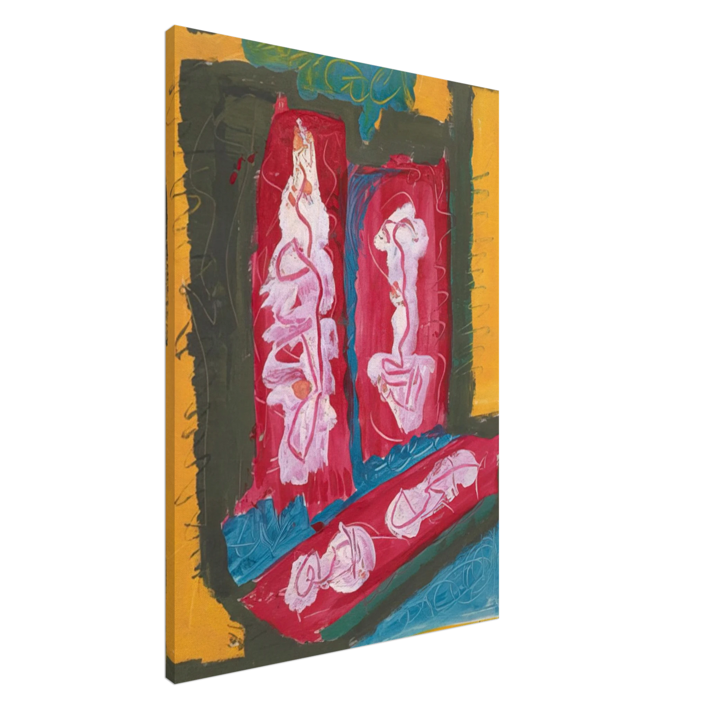 Betty Parsons - Untitled - 1953 Canvas - 20x30 cm / 8x12 inches-canvas