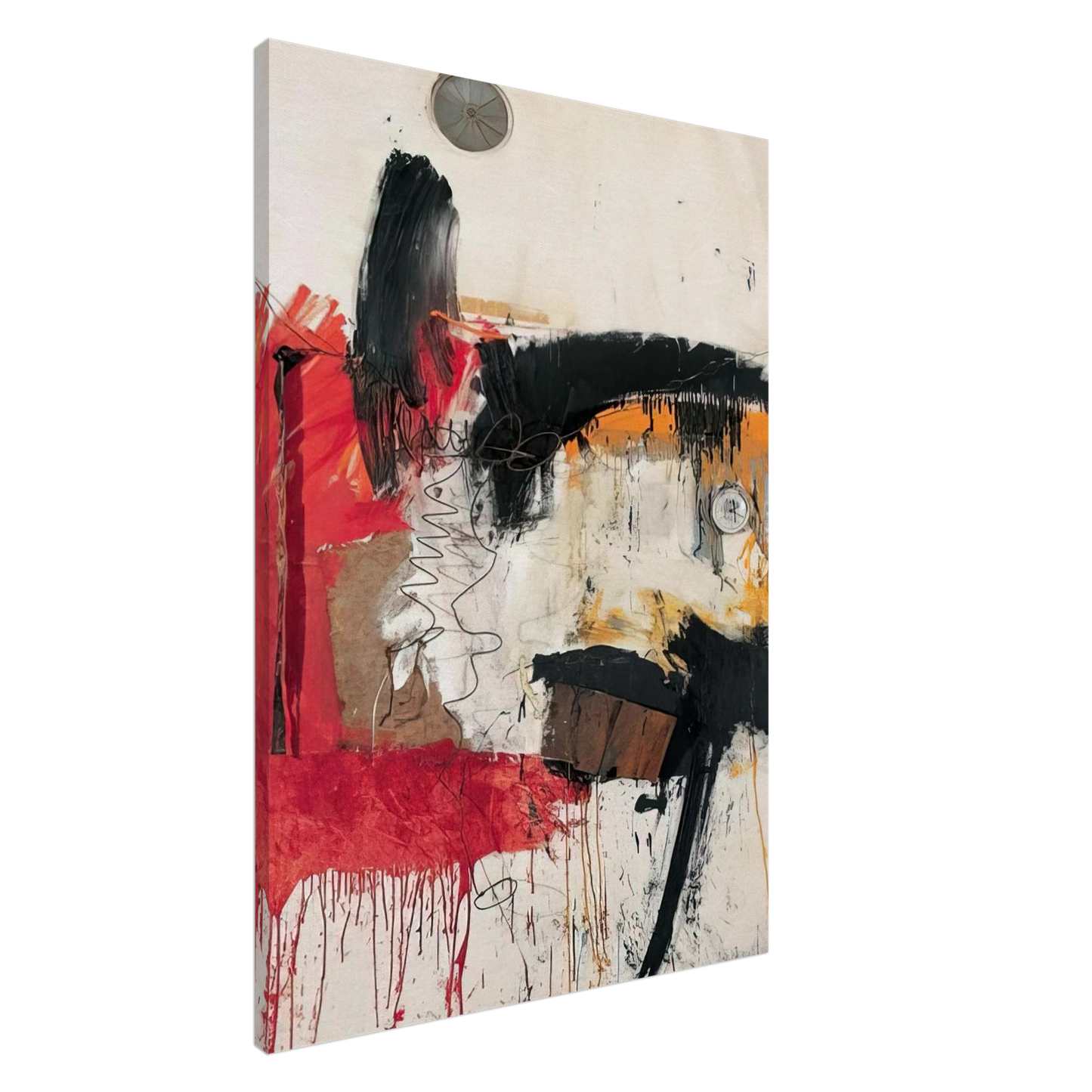 Robert Rauschenberg - FIRST TIME PAINTING 1961 Canvas - 20x30 cm / 8x12 inches-canvas