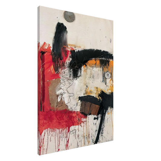 Robert Rauschenberg - FIRST TIME PAINTING 1961 Canvas - 20x30 cm / 8x12 inches-canvas