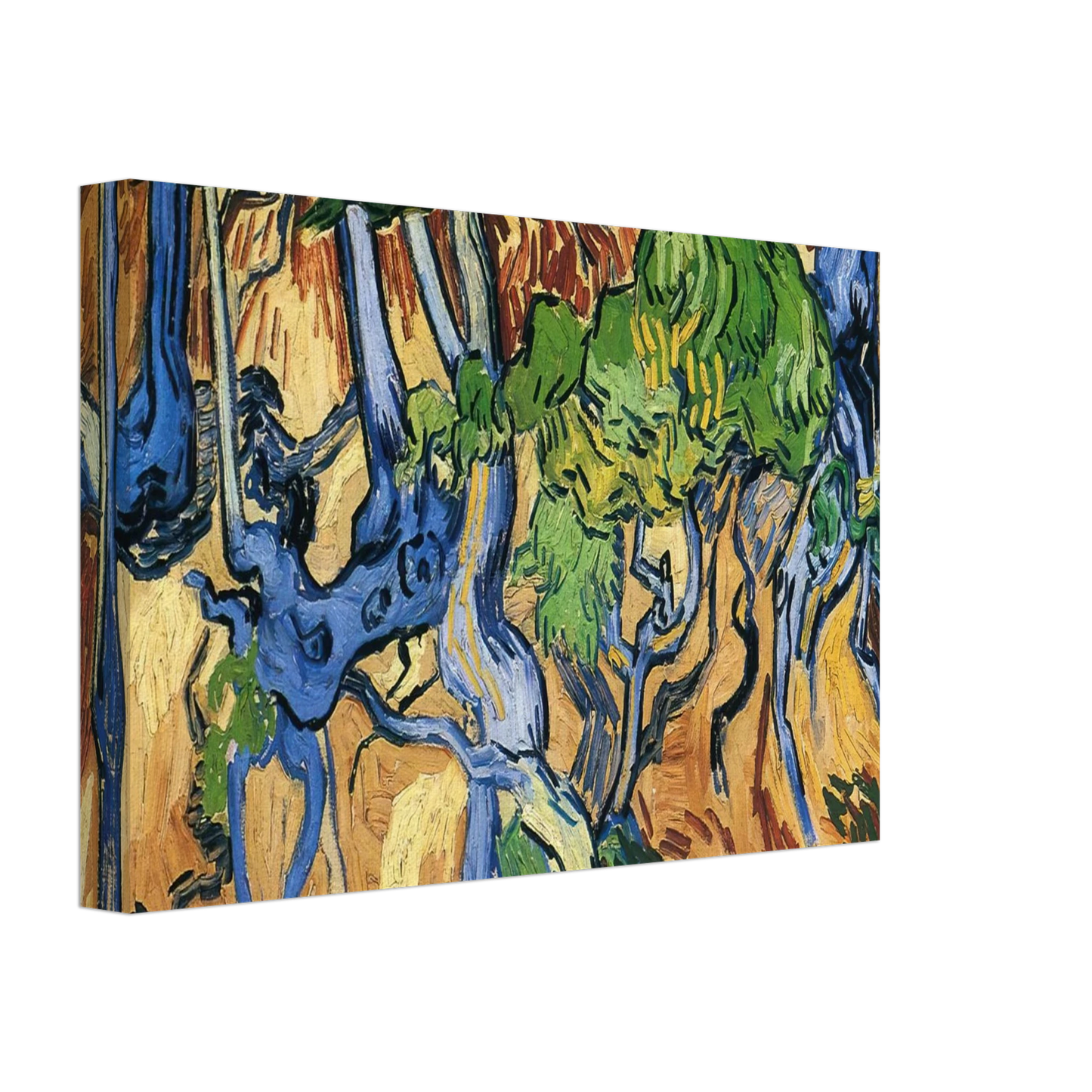 Vincent van Gogh - Tree roots Canvas - 70x100 cm / 28x40 inches-canvas