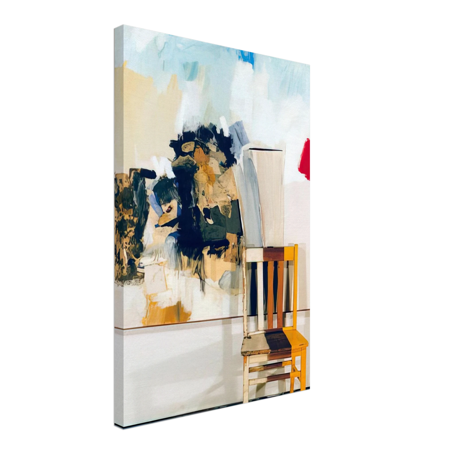 Robert Rauschenberg - PILGRIM 1960 Canvas - 70x100 cm / 28x40 inches-canvas