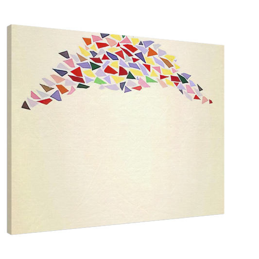 Robert Goodnough - Texas Arch I - Post-Painterly Abstraction Canvas - 20x30 cm / 8x12 inches-canvas