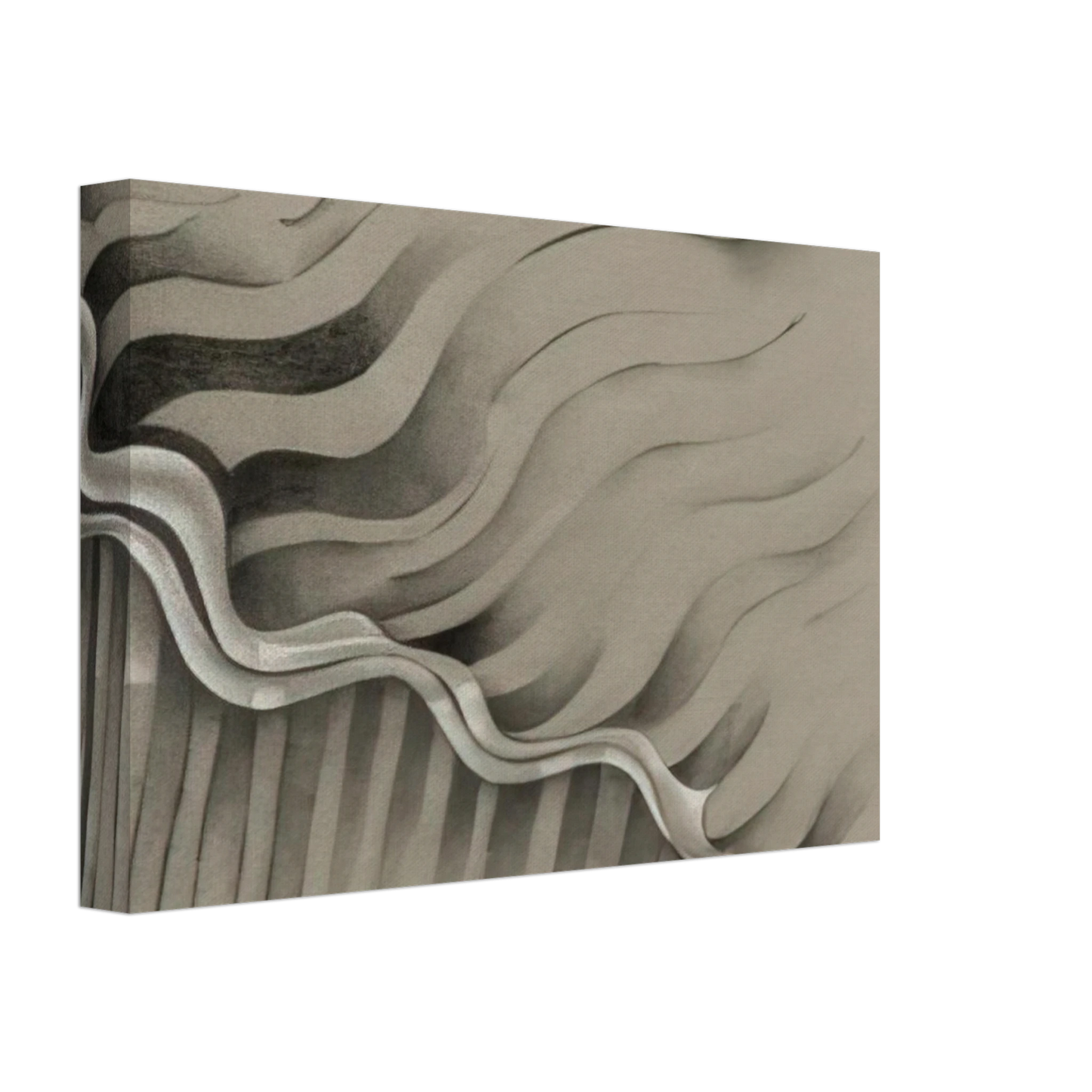 Lee Bontecou - UNTITLED 1985 Canvas - 40x60 cm / 16x24 inches-canvas