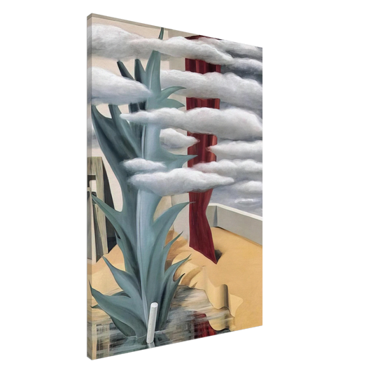 Rene Magritte - AFTER THE WATER THE CLOUDS 1926 Canvas - 20x30 cm / 8x12 inches-canvas