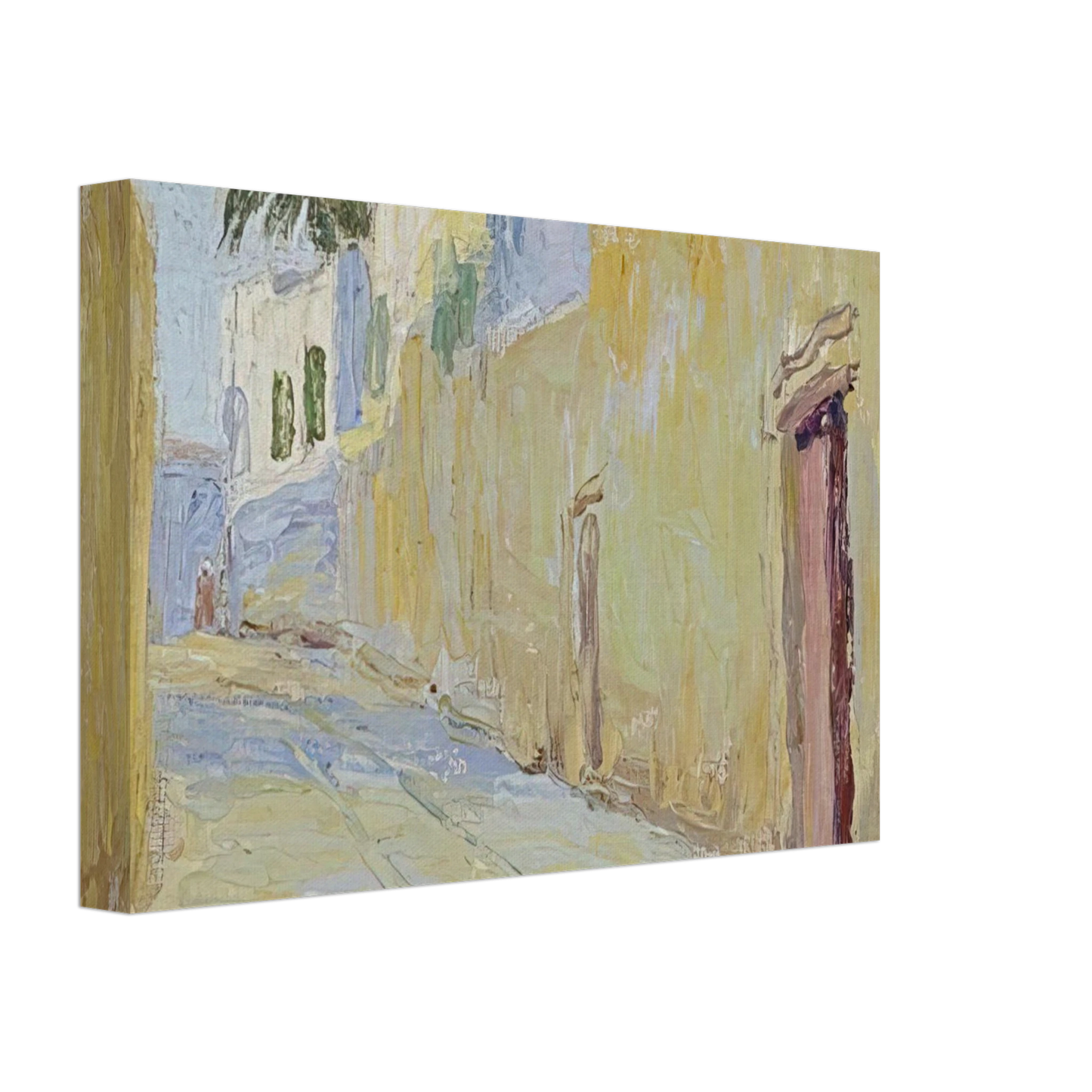 Gabriele Munter - ALLEY IN TUNIS Canvas - 40x60 cm / 16x24 inches-canvas