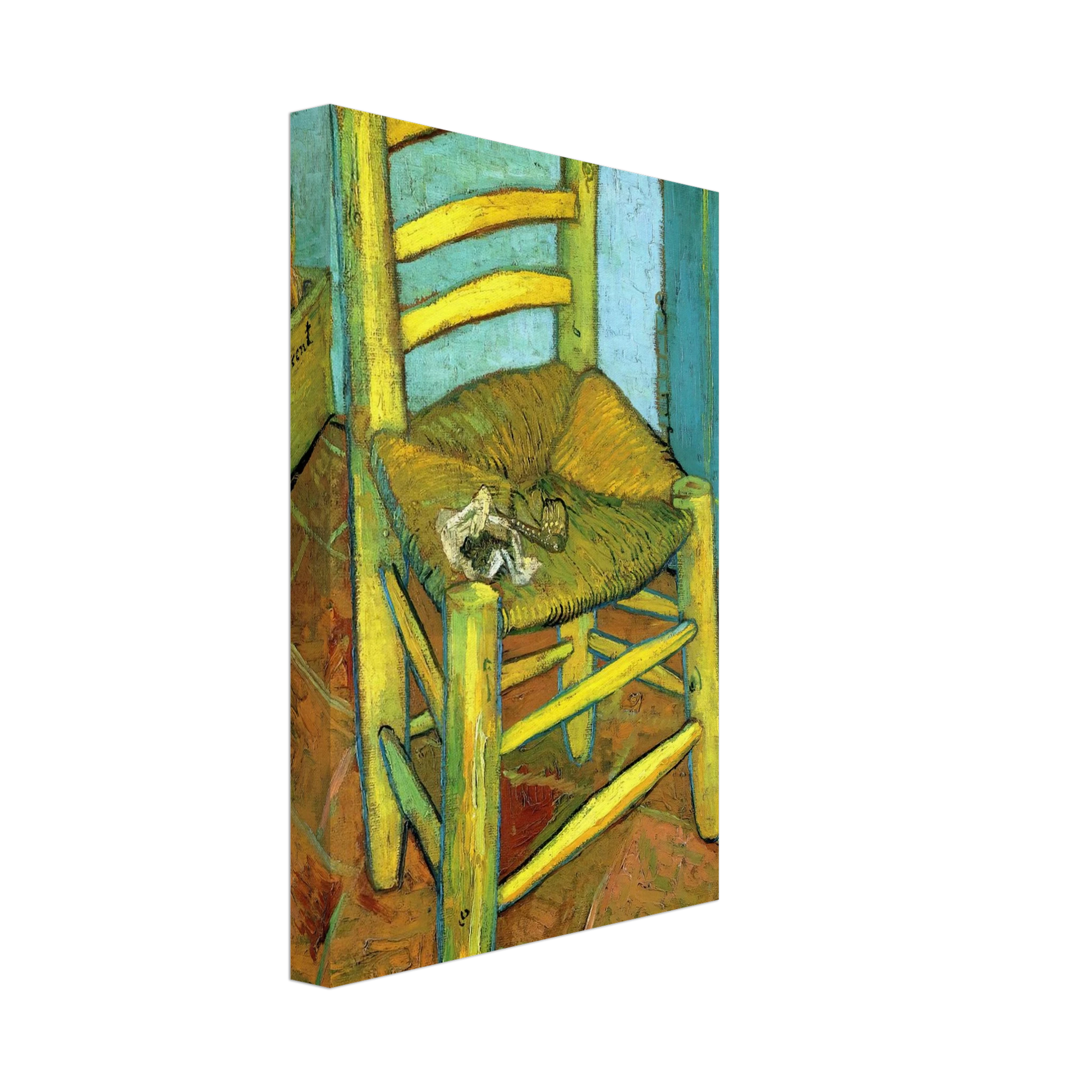 Vincent van Gogh - Van Gogh's Chair Canvas - 40x60 cm / 16x24 inches-canvas