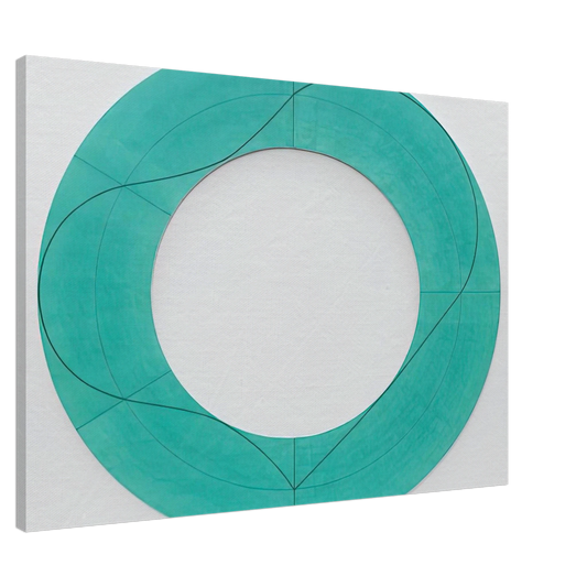 Robert Mangold - RING IMAGE C 2008 Canvas - 20x30 cm / 8x12 inches-canvas