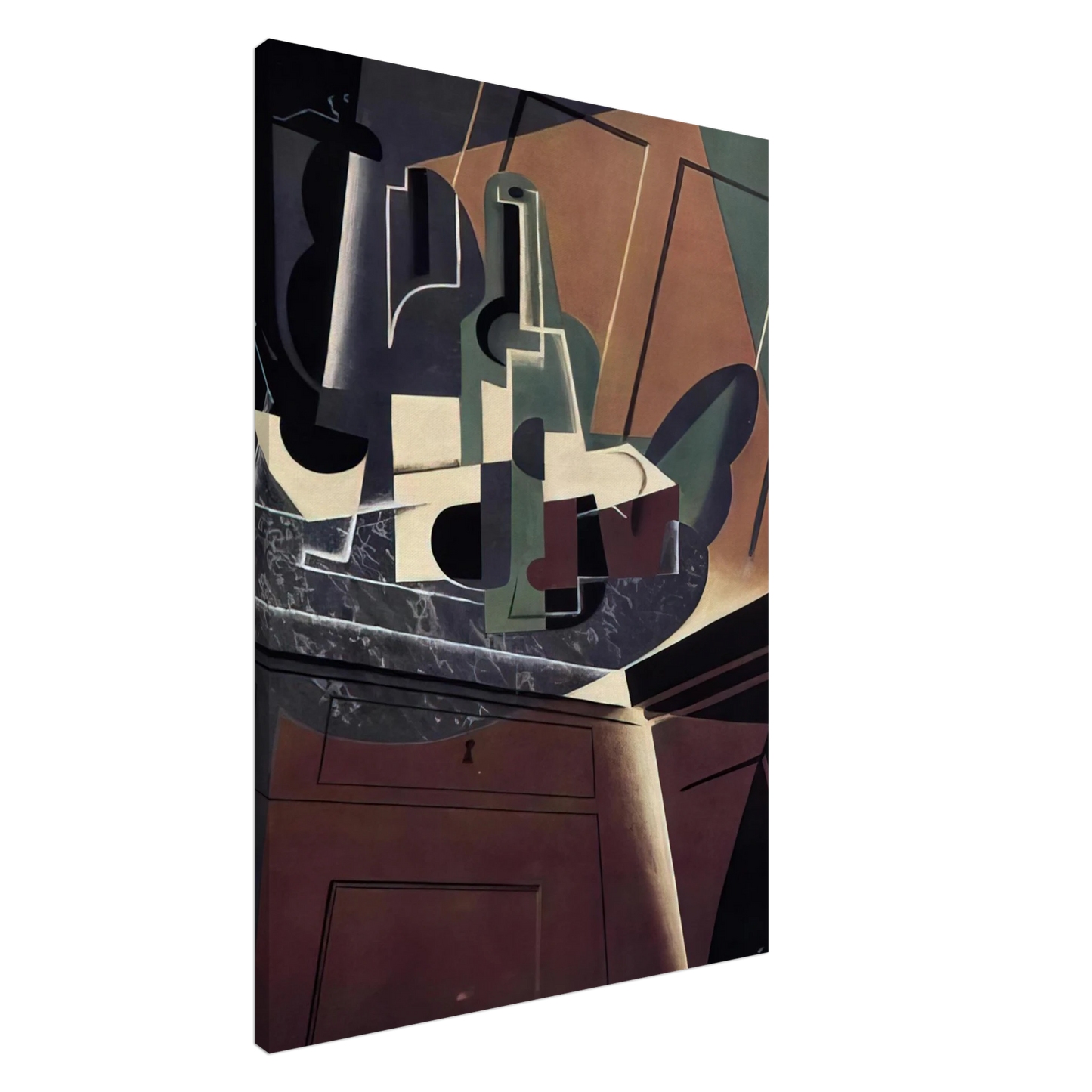 Juan Gris - THE SIDEBOARD 1917 Canvas - 20x30 cm / 8x12 inches-canvas