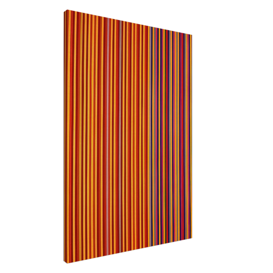 Gene Davis - Equinox - 1965 Canvas - 20x30 cm / 8x12 inches-canvas