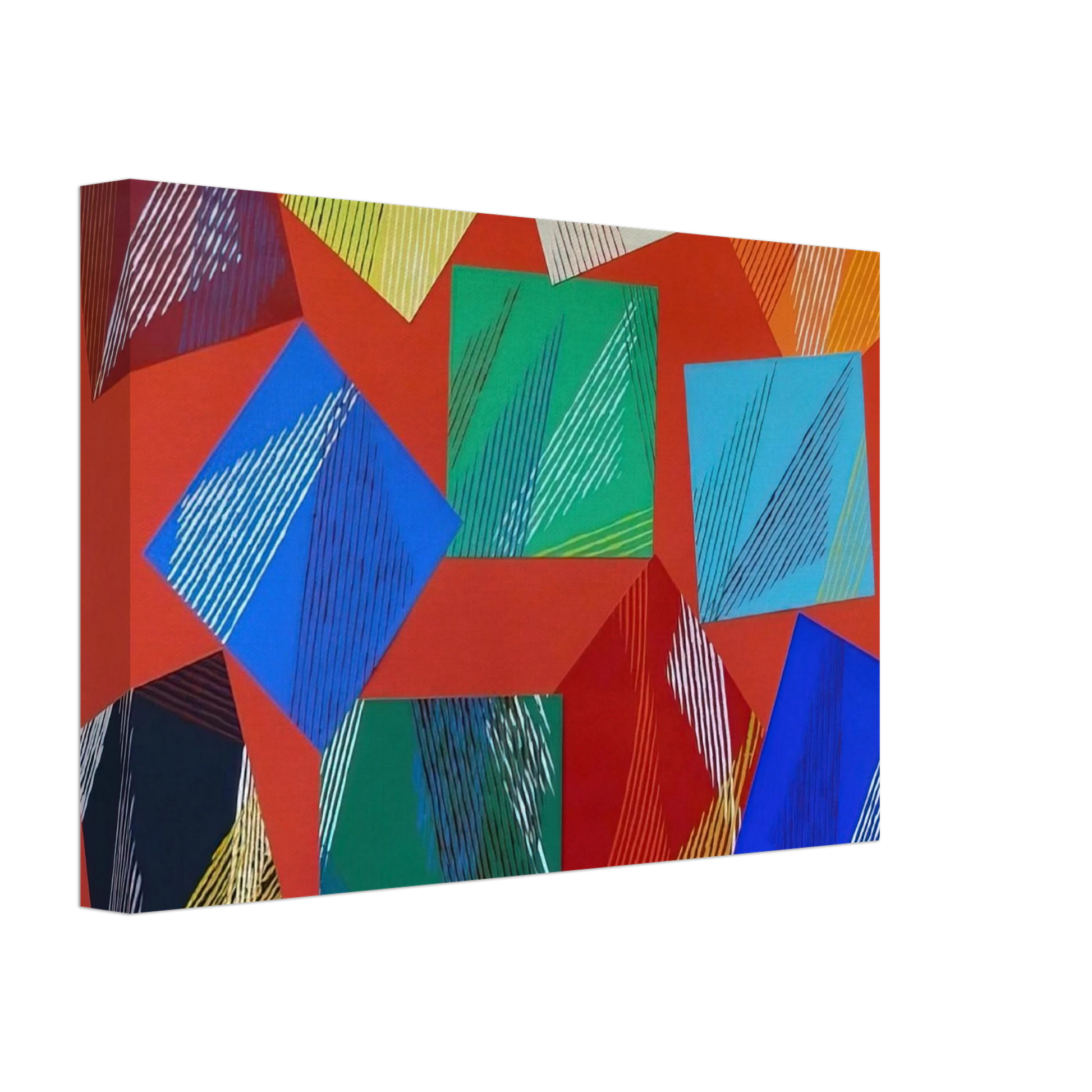 Piero Dorazio - Wig-Wam - 1991 Canvas - 40x60 cm / 16x24 inches-canvas