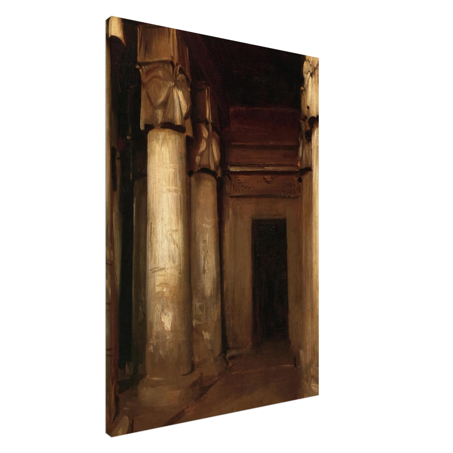 John Singer Sargent - Temple of Denderah Canvas - 20x30 cm / 8x12 inches-canvas