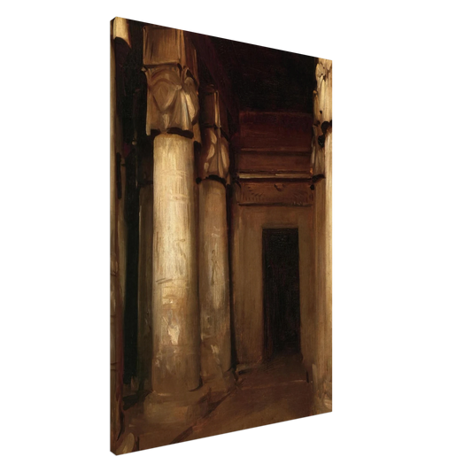 John Singer Sargent - Temple of Denderah Canvas - 20x30 cm / 8x12 inches-canvas