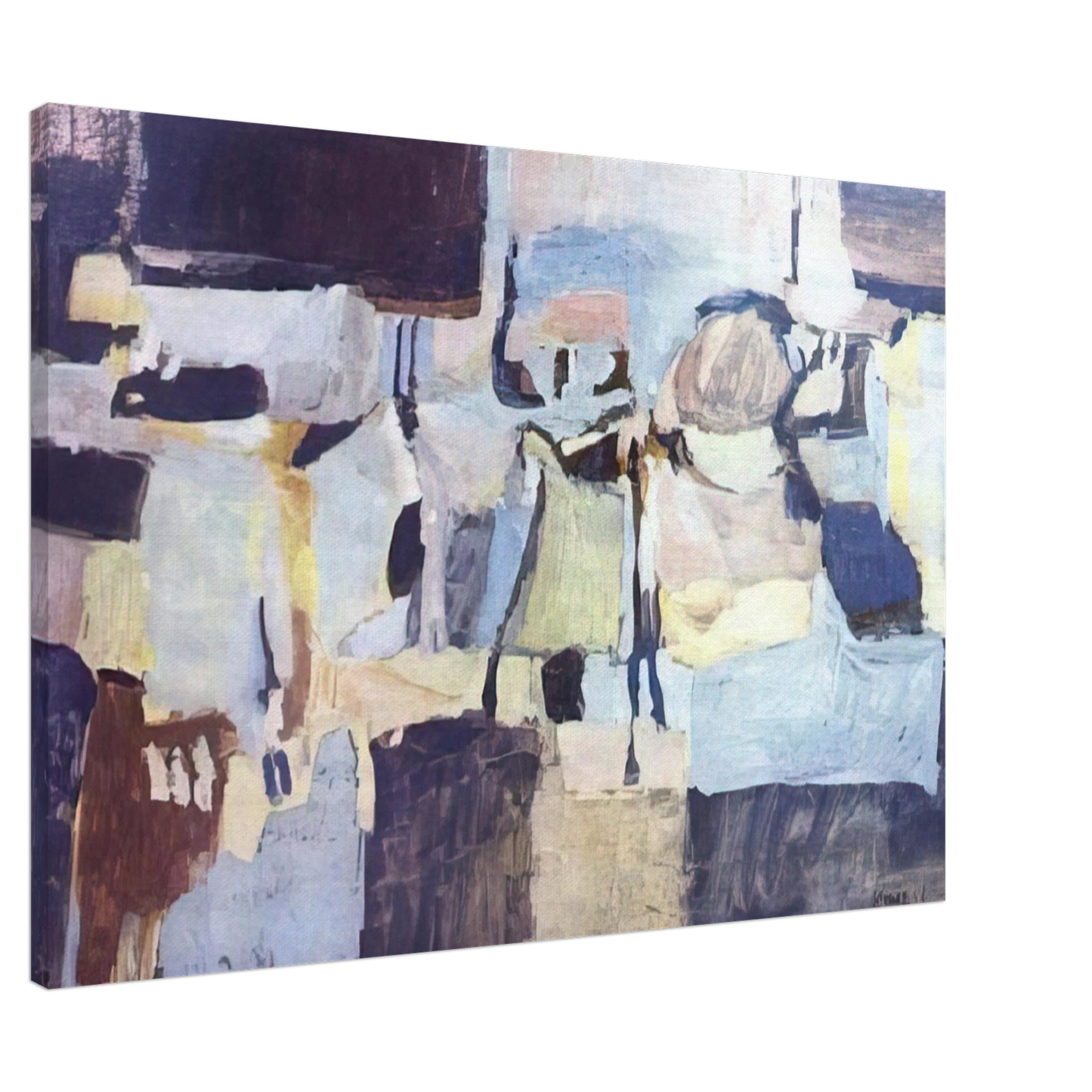 Menez - Pintura - 1958 Canvas - 20x30 cm / 8x12 inches-canvas