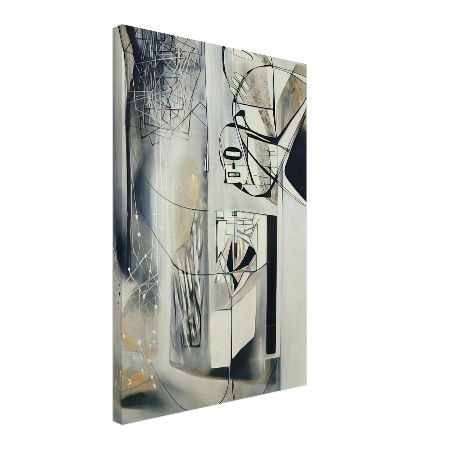 Jimmy Ernst - See See Rider - 1946 Canvas - 70x100 cm / 28x40 inches-canvas