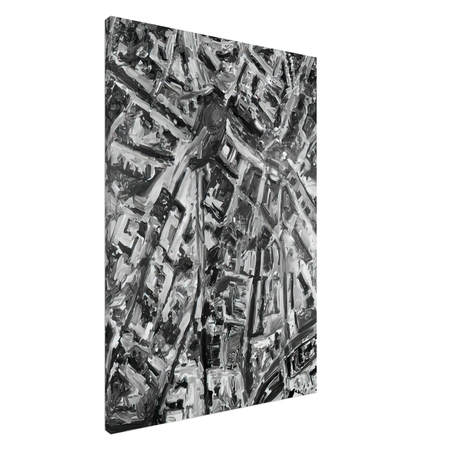 Gerhard Richter - TOWNSCAPE PL 1970 Canvas - 20x30 cm / 8x12 inches-canvas