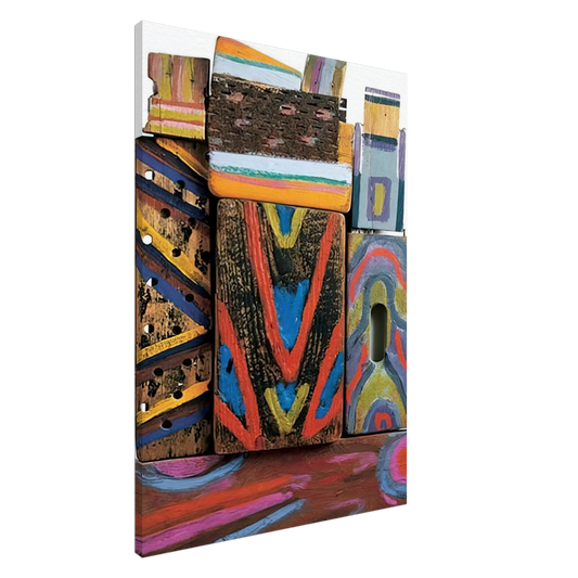 Betty Parsons - Totem Materia-R - 1980 Canvas - 20x30 cm / 8x12 inches-canvas