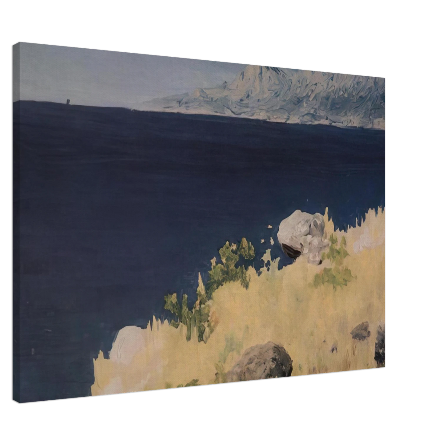 Arkhyp Kuindzhi - Sea coast. Crimea Canvas - 20x30 cm / 8x12 inches-canvas